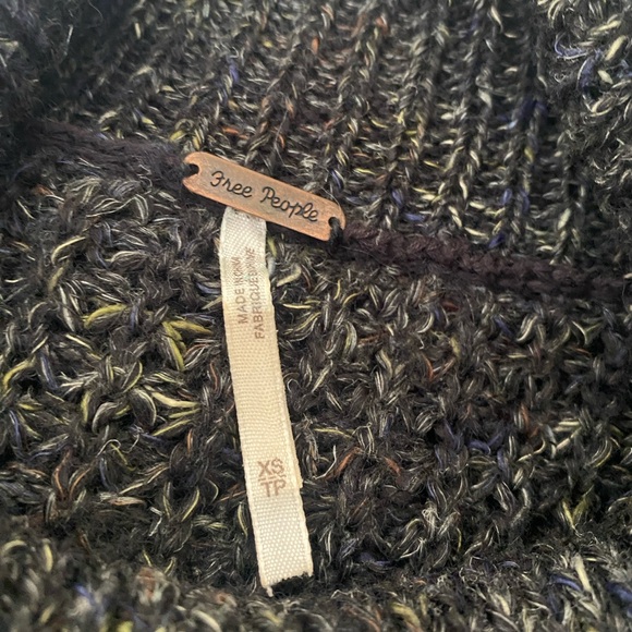 Free People oversized knit Dylan tweedy sweater - Picture 2 of 5